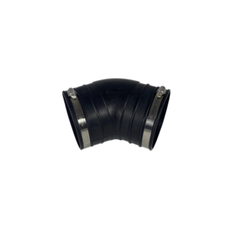 Coude Flexible EPDM 45 pour filtration de bassin à carpe koi