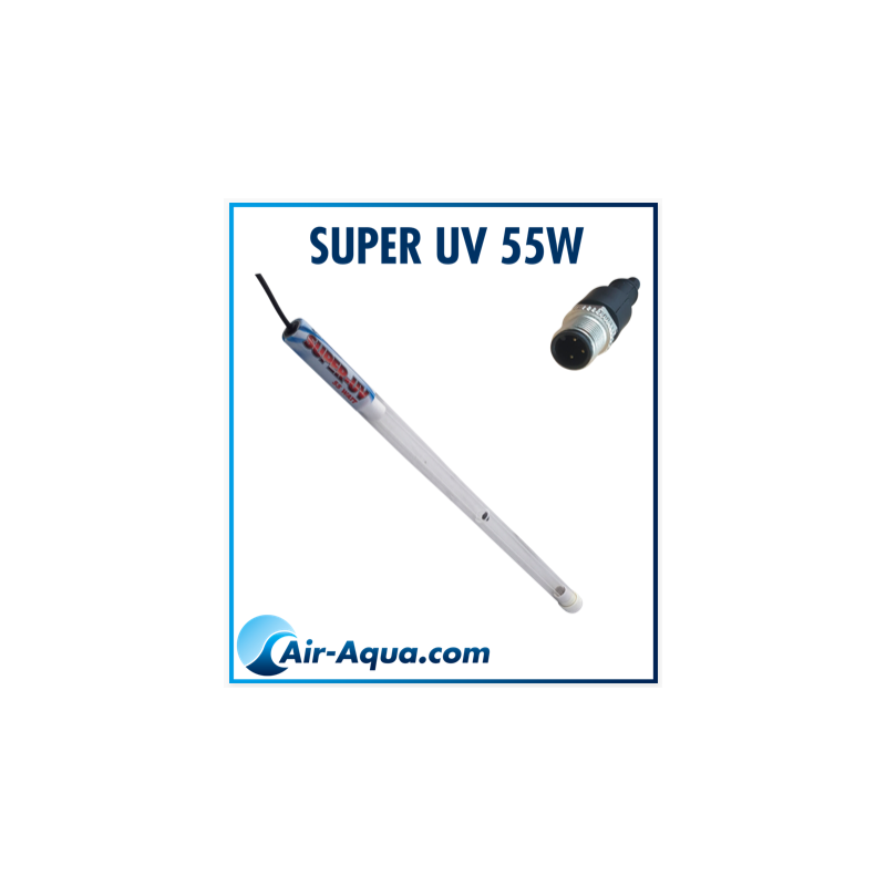 Kit UVC Amalgam 55w Air Aqua lampe immergé pour bassin à Carpe Koi