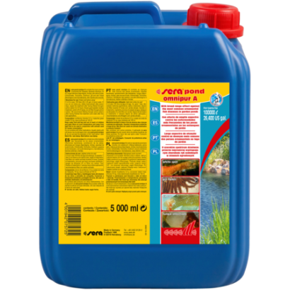 OMNIPUR 5000ML POUR TRAITER EFFICACEMENT LES MAUVAISES BACTERIES ET PARASITES DE VOTRE BASSIN