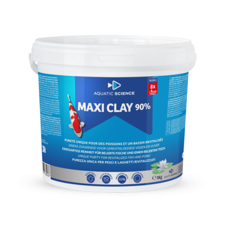 MAXI CLAY 90% AQUATIC SCIENCE 3KG