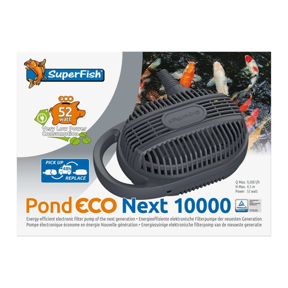 POMPE 10000 ECO NEXT SUPERFISH pour bassin à carpes koi POMPE 10000 ECO NEXT SUPERFISH pour bassin à carpes koi
