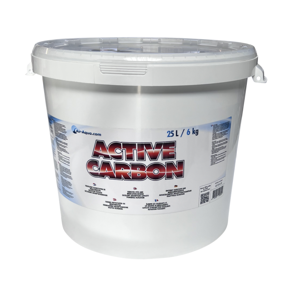 ACTIVE CARBON 10 LITRES AIR AQUA  pour l'eau de votre bassin à carpes koi