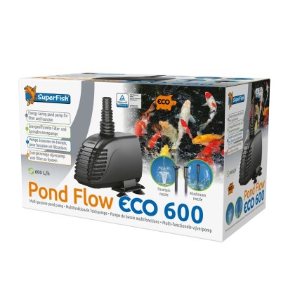 POMPE POND FLOW ECO 600 SUPERFISH pour bassin à carpes koi