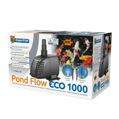 POMPE POND FLOW ECO 1000 SUPERFISH pour bassin à carpes koi