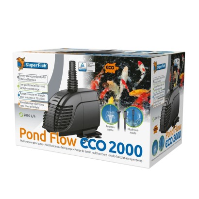 POMPE POND FLOW ECO 2000 SUPERFISH pour bassin à carpes koi