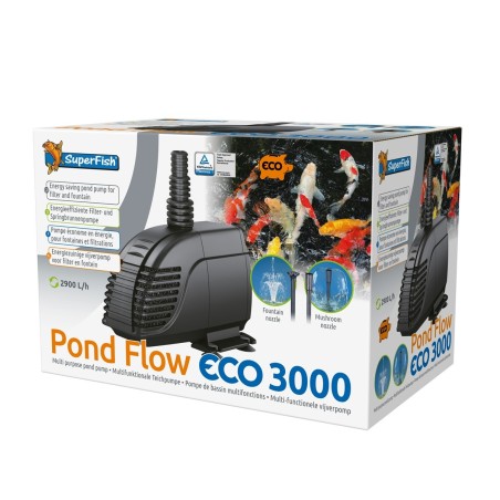 POMPE POND FLOW ECO 3000 SUPERFISH pour bassin à carpes koi