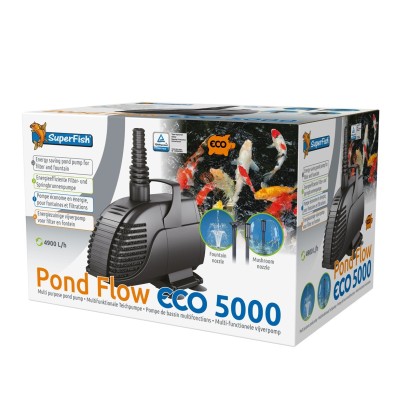 POMPE POND FLOW ECO 5000 SUPERFISH pour bassin à carpes koi