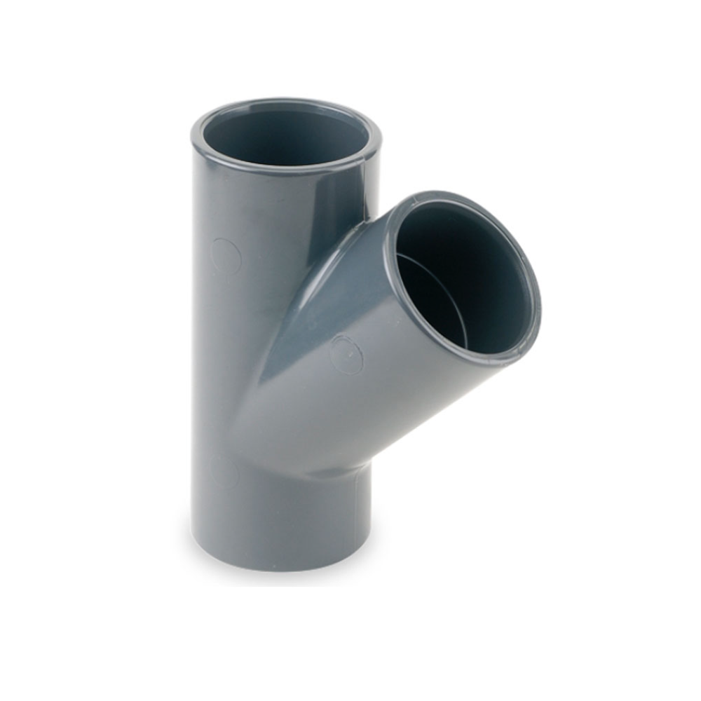 Té 45°  FF PVC PRESSION   pour bassin