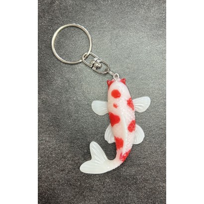 Porte clés carpe koi
