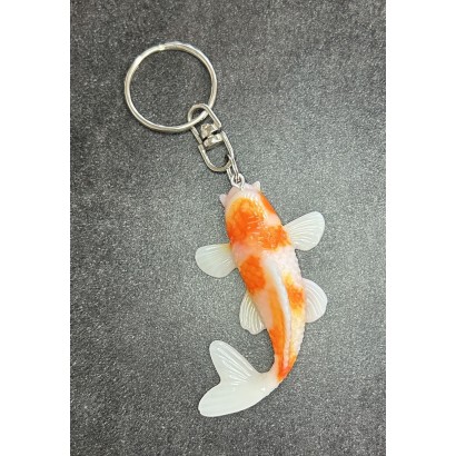 Porte clés carpe koi