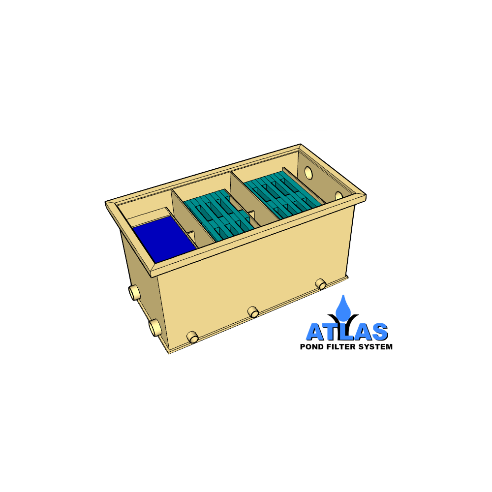 MULTICHAMBRE MC-3 XL ATLAS pour votre bassin à carpe koi MULTICHAMBRE MC-3 XL ATLAS pour votre bassin à carpe koi