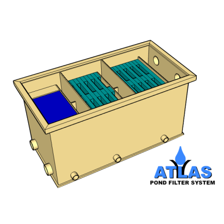 MULTICHAMBRE MC-3 XL ATLAS pour votre bassin à carpe koi
