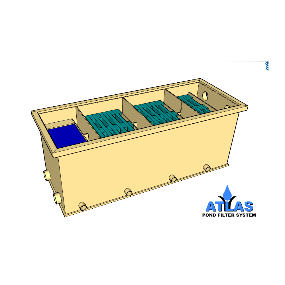 MULTICHAMBRE MC-4 XL ATLAS pour votre bassin à carpe koi