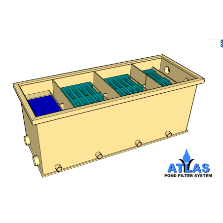 MULTICHAMBRE MC-4 XL ATLAS pour votre bassin à carpe koi