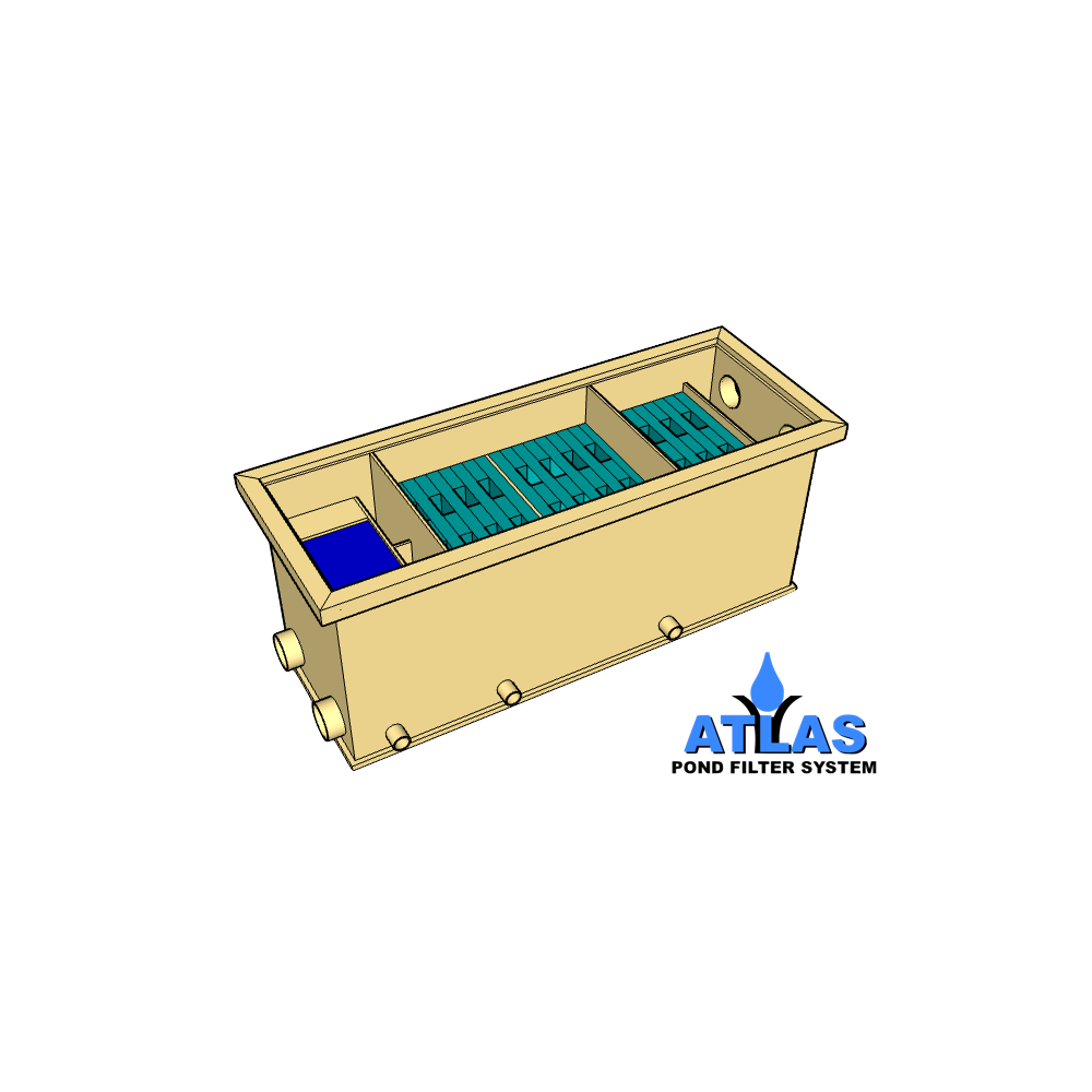 MULTICHAMBRE MC-4 MINI ATLAS pour votre bassin à carpe koi
