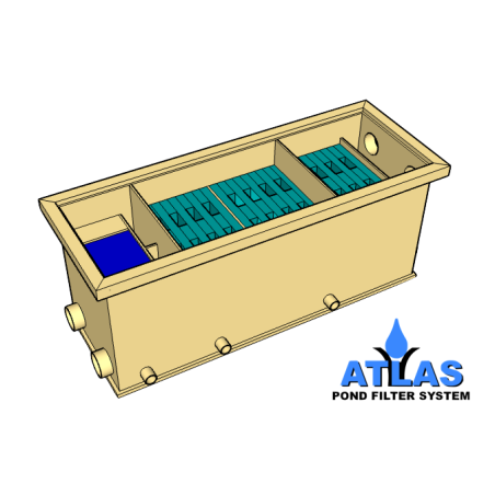 MULTICHAMBRE MC-4 MINI ATLAS pour votre bassin à carpe koi