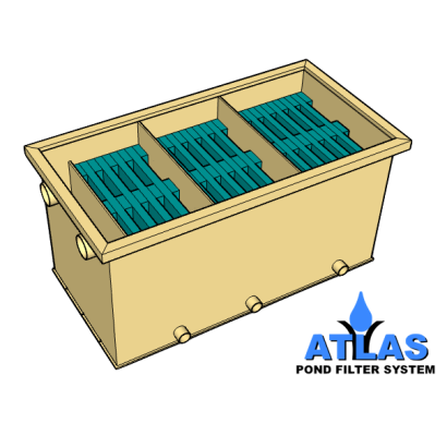 CHAMBRE BIO 3 XL ATLAS pour votre bassin à carpe koi