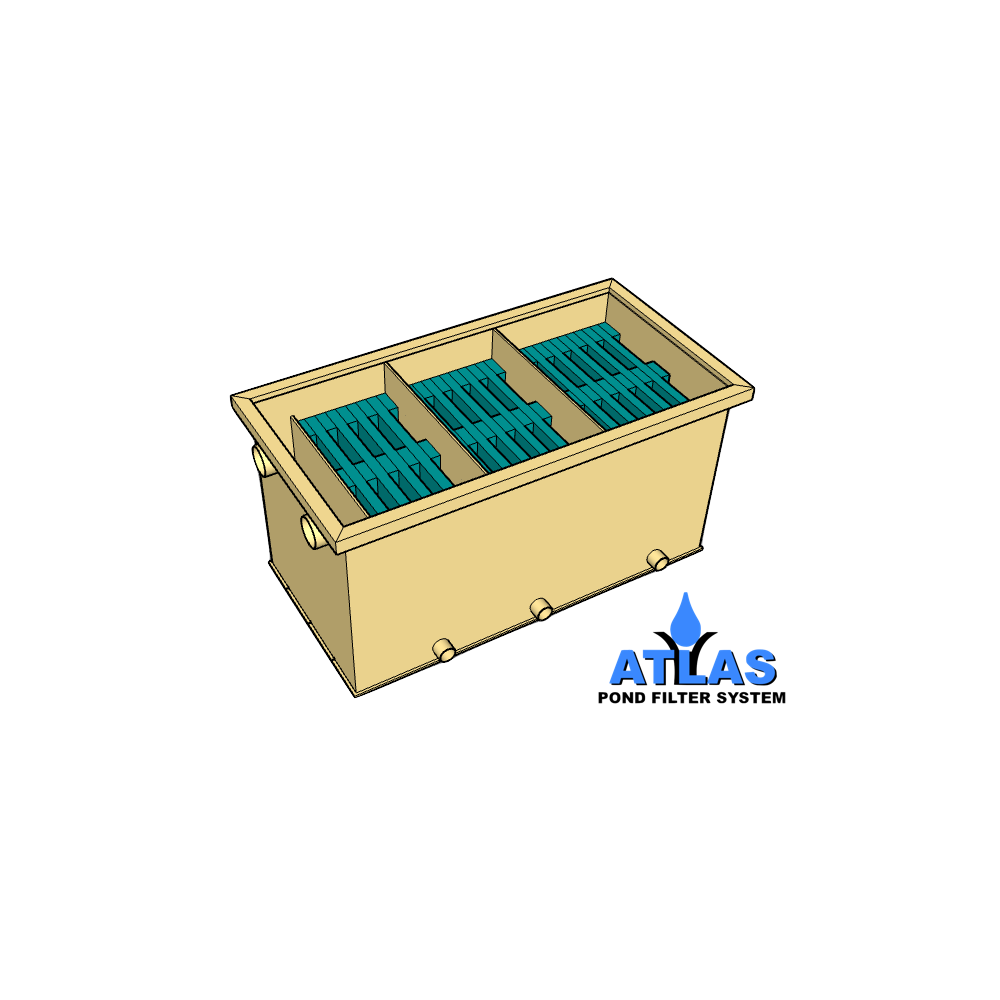 CHAMBRE BIO 3 XL ATLAS pour votre bassin à carpe koi