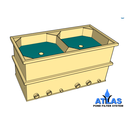 MODULE DOUBLE ATLAS pour votre bassin à carpe koi