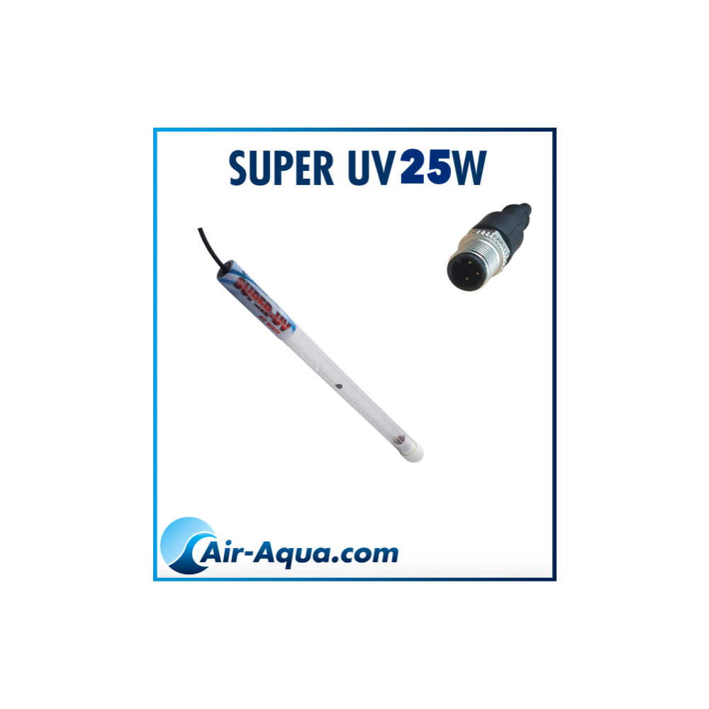 Kit UVC Amalgam 25w Air Aqua lampe immergé pour bassin à Carpe Koi Kit UVC Amalgam 25w Air Aqua lampe immergé pour bassin à Carpe Koi