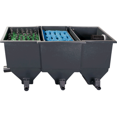 Poly Tech Move Filter 60 multi-chambres avec son couvercle pour bassin à carpes koi