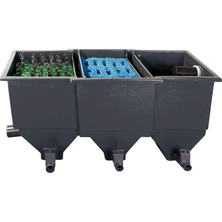 Poly Tech Move Filter 60 multi-chambres avec son couvercle pour bassin à carpes koi