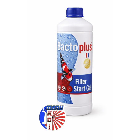 BACTO PLUS FILTER START GEL 1000ML pour bassin à carpe koi