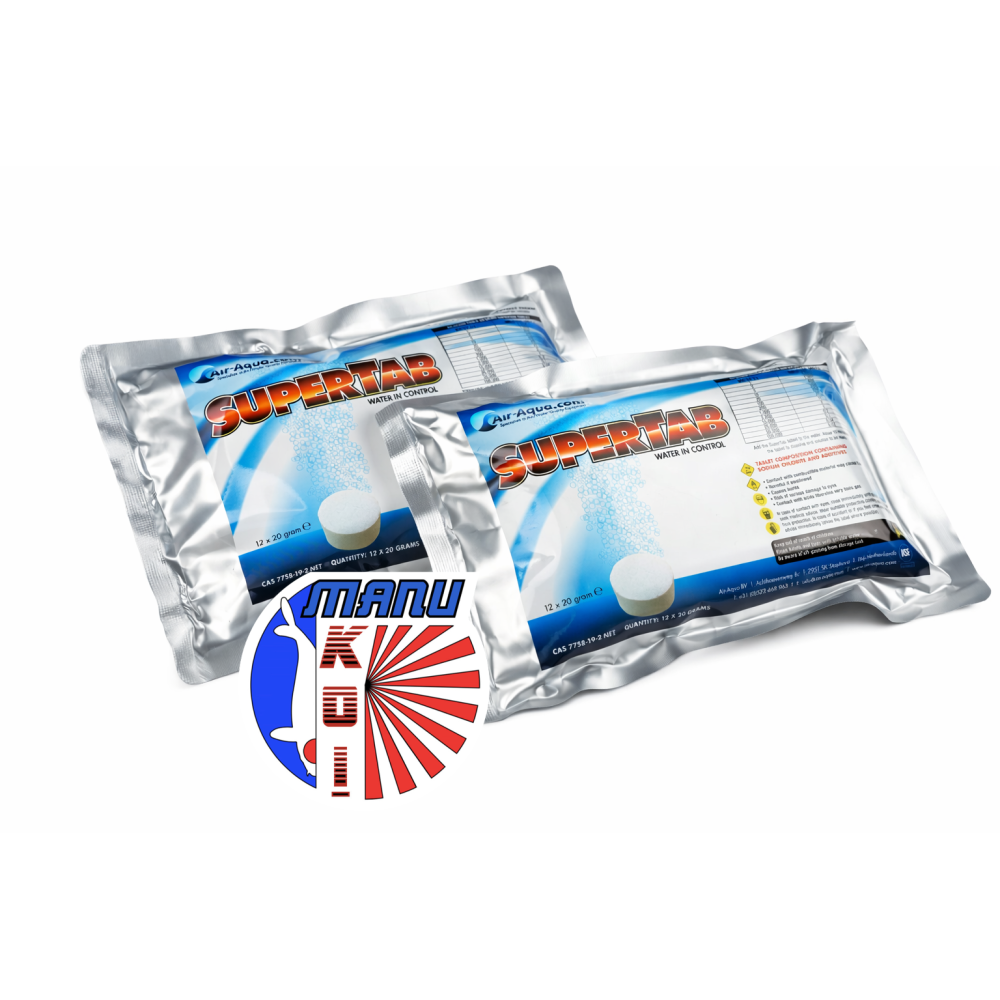 SuperTab x 20 gramme pour bassin à carpes koi