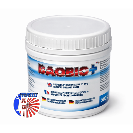 BAOBIO+500GR pour l'eau de votre bassin à carpes koi