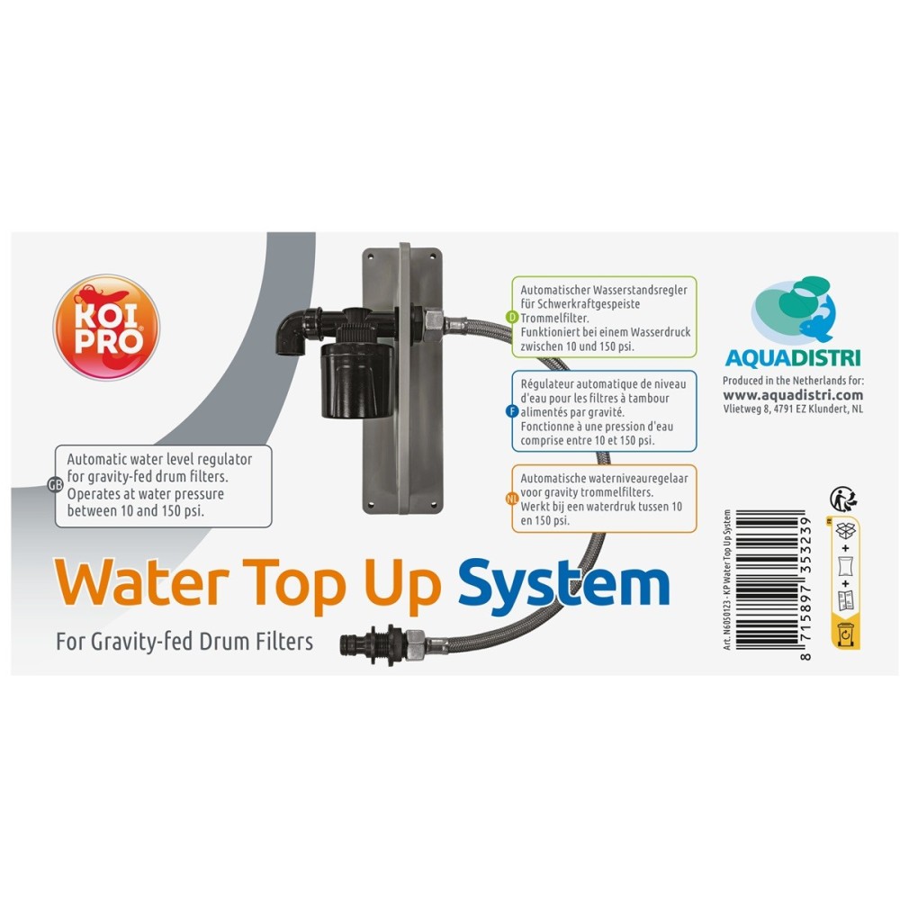 Robinet automatique de mise en eau pour votre bassin a carpes koi