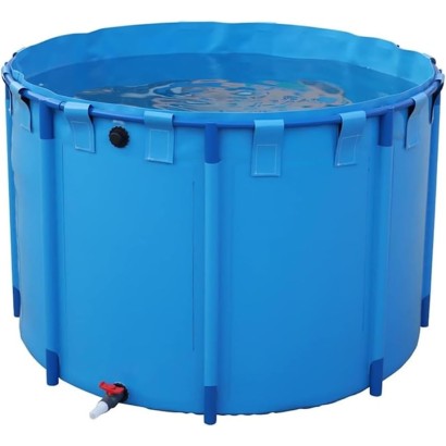 PISCINE souple Pliable 120cm  pour manipuler vos carpes koi en dehors du bassin.