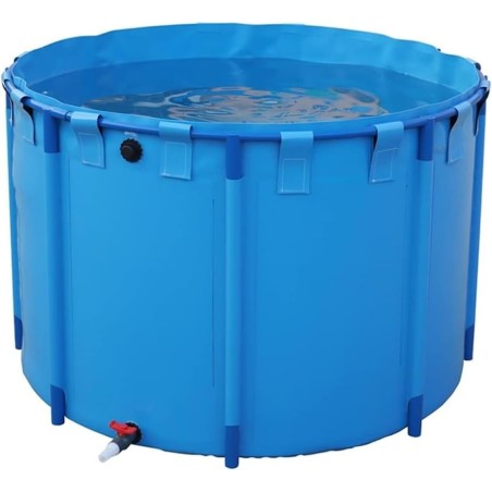 PISCINE souple Pliable 120cm  pour manipuler vos carpes koi en dehors du bassin.