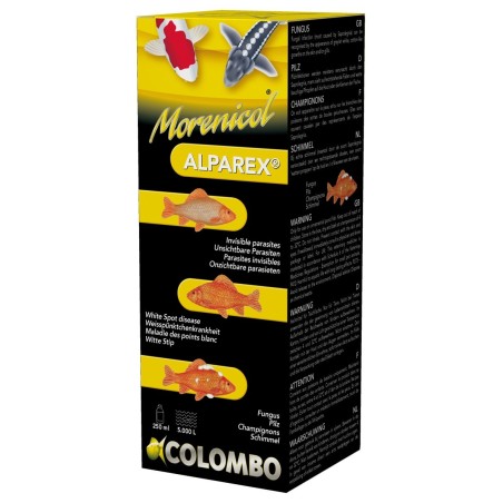 ALPAREX COLOMBO ANTIPARASITAIRE 250ML pour les soins de vos carpes koi