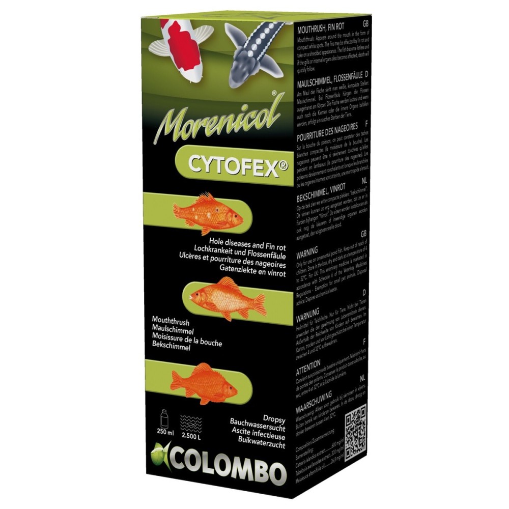 COLOMBO CYTOFEX 250ML POUR VOTRE BASSIN A CARPES KOI