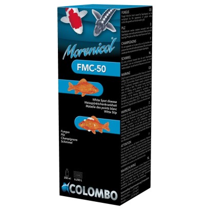 FMC-50 COLOMBO POINTS BLANCS ET CHAMPIGNONS 250ML pour les soins de vos carpes koi