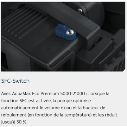 POMPE 9000 OASE AQUAMAX ECO PREMIUM pour bassin à carpes koi