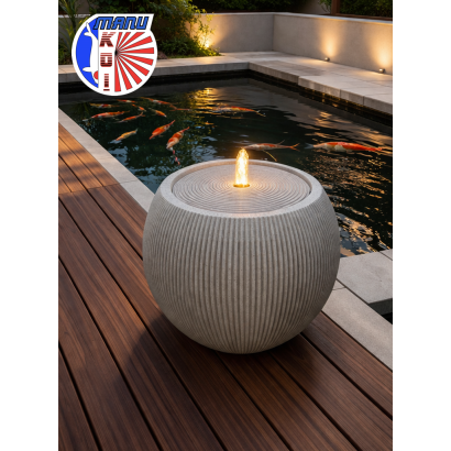 FONTAINE SAINT TROPEZ TAILLE M POUR JARDIN JAPONAIS ET BASSIN DE JARDIN