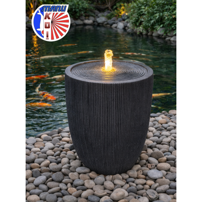 PACK FONTAINE PALERMO TAILLE S + M + L POUR JARDIN JAPONAIS ET BASSIN DE JARDIN