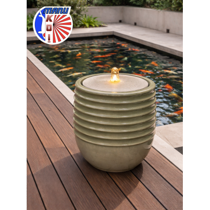 PACK FONTAINE IBIZA TAILLE S + M + L POUR JARDIN JAPONAIS ET BASSIN DE JARDIN