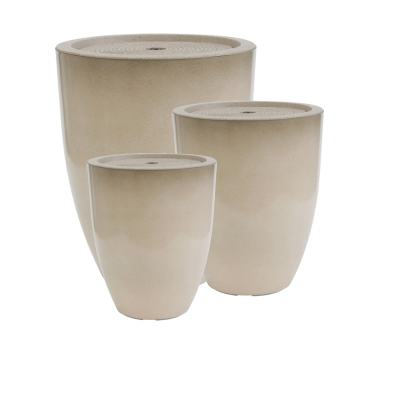 PACK FONTAINE MONACO TAILLE S + M + L POUR JARDIN JAPONAIS ET BASSIN DE JARDIN