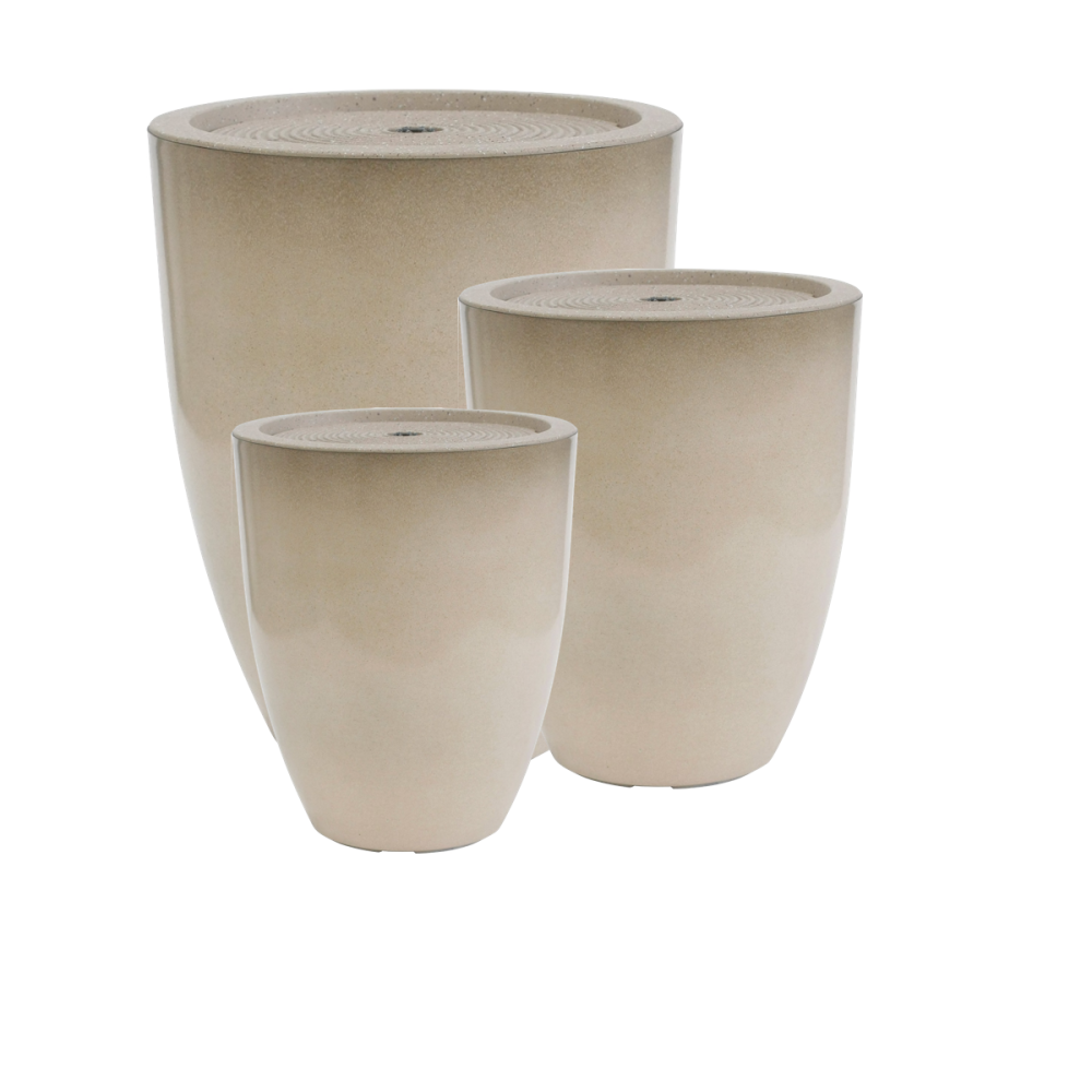 PACK FONTAINE MONACO TAILLE S + M + L POUR JARDIN JAPONAIS ET BASSIN DE JARDIN