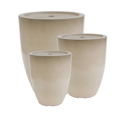 PACK FONTAINE MONACO TAILLE S + M + L POUR JARDIN JAPONAIS ET BASSIN DE JARDIN