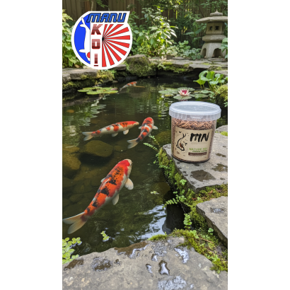NATURE MIX EN SEAU DE 1L - 3L OU 5L FRIANDISE ET ALIMENT A LA FOIS POUR VOS CARPES KOI