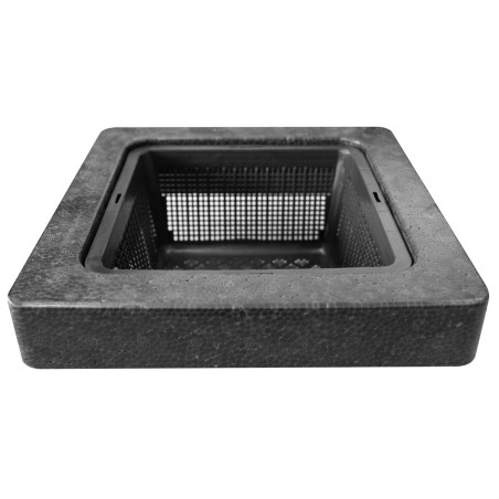 Panier flottant pour plantes de bassin carré 25cm