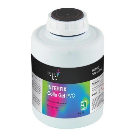 COLLE PVC 1000ML PRISE NORMALE pour bassin à carpe koi