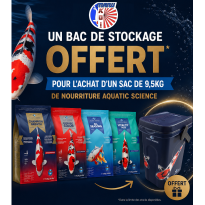 Le meilleur aliment pour nourrir et faire grossir les carpes koi dans vos bassins en été  avec Koi First